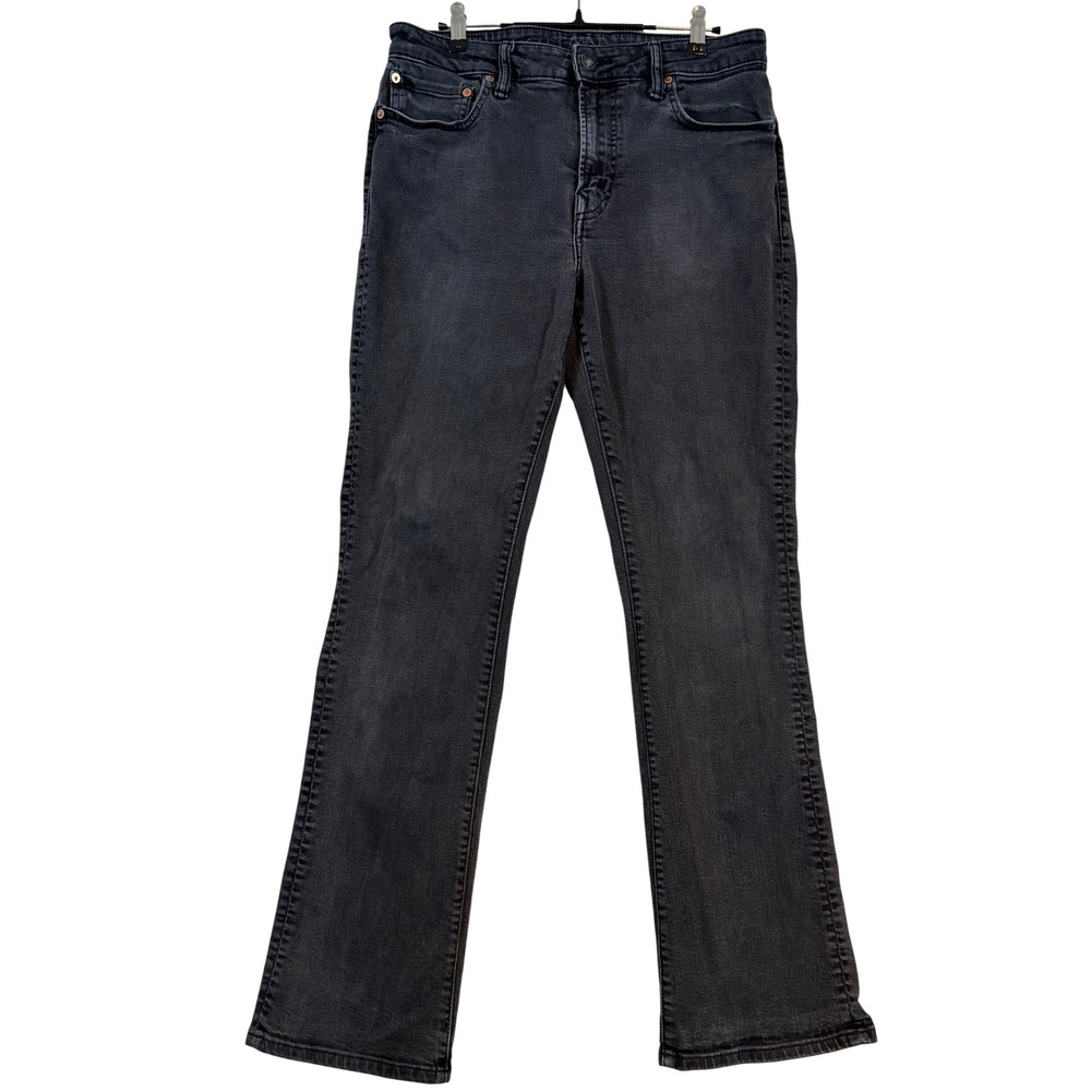 American Eagle Airflex+ Bootcut Jeans Mens 32x32 Washed Black Stretch Denim Y2K